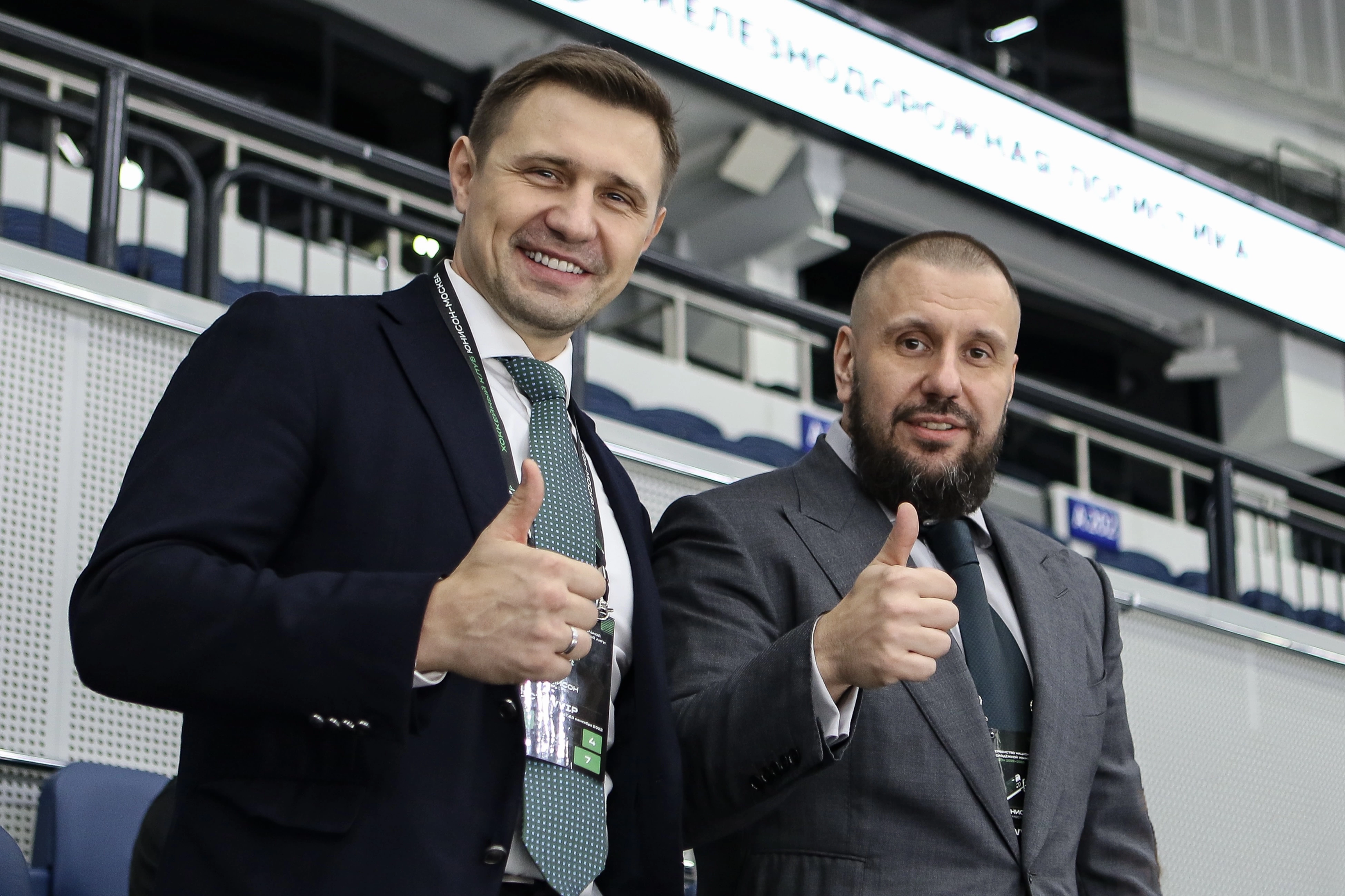 Президент клуба Александр Клименко (справа) и Генеральный менеджер Денис Абдуллин (слева)